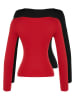 trendyol 2-delige set: longsleeves zwart/rood