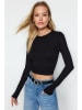 trendyol Koszulka w kolorze czarnym