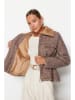 trendyol Hemdjacke in Camel