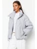 trendyol Übergangsjacke in Hellgrau
