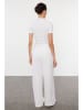 trendyol Marlenehose in Weiß