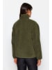 trendyol Fleecejacke in Dunkelgrün