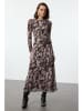 trendyol Kleid in Schwarz/ Grau