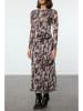 trendyol Kleid in Schwarz/ Grau