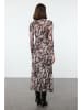trendyol Kleid in Schwarz/ Grau