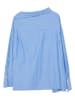 trendyol Bluse in Blau/ Weiß