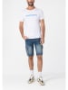 Timezone Shirt "Aqua" wit