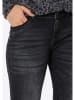 Timezone Spijkerbroek "Tahila" - slim fit - zwart