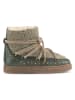 INUIKII Botki zimowe "Curly Rock" w kolorze khaki