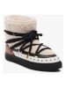 INUIKII Winterboots "Curly Rock" in Creme/ Schwarz