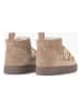 INUIKII Botki zimowe "Classic Sneaker Low" w kolorze beżowym