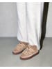 INUIKII Botki zimowe "Classic Sneaker Low" w kolorze beżowym