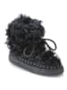 INUIKII Lammfell-Winterboots "Long Curly" in Schwarz