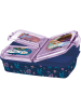 Stor Lunchbox "Frozen trust the journey" in Dunkelblau/ Lila