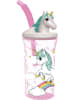 Stor 3D-Trinkflasche "Unicorn Range" in Bunt - 360 ml