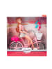 Toi-Toys Pop "Lauren op de Fiets" met accessoires - vanaf 3 jaar (verrassingsproduct)