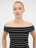 orsay Shirt zwart/crème