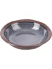 Villa d´Este 6-delige set: soepborden "Bretagne" donkerblauw/bruin - Ø 19,5 cm