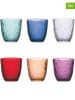 Villa d´Este 6er-Set: Gläser "Jungle" in Bunt - 300 ml
