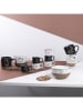 Villa d´Este 2-delige set: mokken "Miao" zwart/lichtbruin/wit - 480 ml