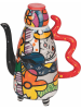 Villa d´Este Teekanne "Madness" in Bunt - 320 ml