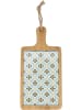 Villa d´Este 4-delige set: snijplanken "Valladolid" lichtbruin/merkleurig-(B)15 x (H)29,5 cm