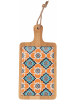 Villa d´Este Schneidebrett "Valladolid" in Hellbraun/ Orange - (B)15 x (H)29,5 x (T)1,2 cm