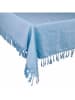 Villa d´Este Tischdecke in Blau - (L)180 x (B)140 cm