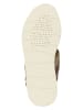 Geox Leren sandalen "Dandra" goudkleurig/bruin