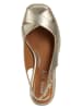 Geox Leder-Keilsandaletten "Panarea" in Gold
