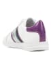 Geox Leren sneakers "Jaysen" wit/paars/zilverkleurig