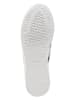 Geox Leren sneakers "Jaysen" wit/paars/zilverkleurig