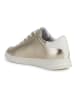 Geox Leren sneakers "Jaysen" goudkleurig/wit