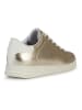 Geox Leder-Sneakers "Jaysen" in Gold/ Weiß
