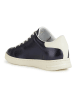 Geox Leder-Sneakers "Jaysen" in Dunkelblau/ Weiß