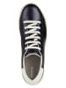 Geox Leder-Sneakers "Jaysen" in Dunkelblau/ Weiß