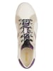 Geox Sneakers "Blomiee" in Weiß/ Beige/ Lila