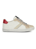 Geox Sneakers "Blomiee" in Weiß/ Beige/ Rot