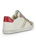Geox Sneakers "Blomiee" in Weiß/ Beige/ Rot