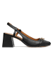 Geox Leder-Pumps "Coronilla" in Schwarz