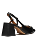 Geox Leren pumps "Coronilla" zwart