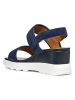 Geox Leren sleehaksandalen "Spherica EC6" donkerblauw