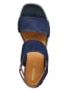 Geox Leren sleehaksandalen "Spherica EC6" donkerblauw