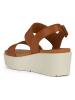 Geox Leren sleehaksandalen "Xand 2.2S" lichtbruin