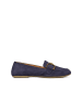 Geox Leder-Slipper "Palmaria" in Dunkelblau