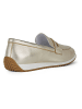 Geox Leren instappers "Calithe" goudkleurig
