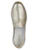 Geox Leren instappers "Calithe" goudkleurig