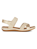 Geox Sandalen "Vega" in Creme/ Gold