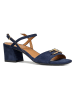 Geox Leder-Sandaletten "New Eraklia 50" in Dunkelblau