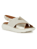 Geox Sandalen "Spherica EC5" in Creme/ Gold